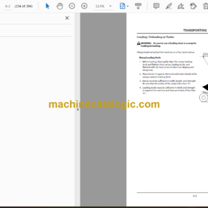 Hitachi ZW180-5A,ZW220-5A Wheel Loader Operator’s Manual (ENMNEJ-1-1, ENMNEJ-1-2, ENMNEJ-1-3, ENMNEJ-1-5, ENMNEJ-1-6, ENMNEJ-1-7, ENMNEJ-1-9)