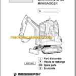 Messersi M18BE Mini Excavator Spare Parts Catalog
