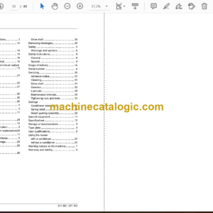 Fendt 211 RC, 271 RC Cutter Operator’s Manual (FEL1283590401)