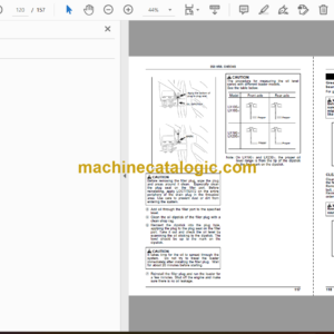 Hitachi LX130,LX160,LX190,LX230-7 Wheel Loader Operator’s Manual (OW-655BE(H))