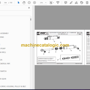 MST 642, 644 Plus Tier 3A Husco Backhoe Loader Spare Parts Catalogue (EN-TR)