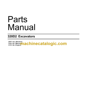 Caterpillar 320D2 Excavators C7.1 Engine Parts Manual (SEBP6512)