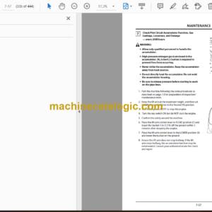 Hitachi ZW250-6 Wheel Loader Operator’s Manual (ENMNEM-NA1-1 to ENMNEM-NA1-8, ENMNEM-CA1-5 to ENMNEM-CA1-7)