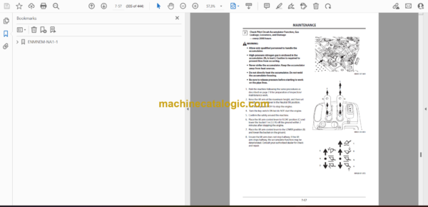 Hitachi ZW250-6 Wheel Loader Operator's Manual (ENMNEM-NA1-1 to ENMNEM-NA1-8, ENMNEM-CA1-5 to ENMNEM-CA1-7) - Image 2