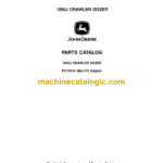 John Deere 1050J Crawler Dozer Parts Catalog (PC10010)