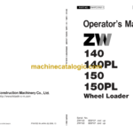 Hitachi ZW140,ZW140PL,ZW150,ZW150PL Wheel Loader Operator's Manual (EM4FC-EN2-1, EM4FC-EN2-2, EM4FC-EN2-3, EM4FC-EN2-4, EM4FC-EN2-5)