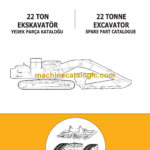 MST 22 Tonne Excavator Spare Parts Catalogue (EN-TR)