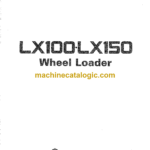Hitachi LX100, LX150 Wheel Loader Operator's Manual (EM41E-1-2)
