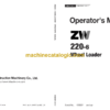 Hitachi ZW220-6, ZW250-6 Wheel Loader Operator's Manual (ENMNEK-CA1-2, ENMNEK-CA1-3, ENMNEK-CA1-4, ENMNEK-EN1-1, ENMNEK-EN1-2, ENMNEK-NA1-2, ENMNEK-NA1-3, ENMNEK-NA1-4)