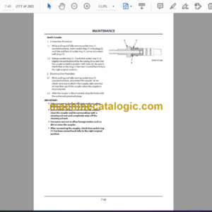 Hitachi ZX19-5A Hydraulic Excavator Operator’s Manual (ENMABG-EN1-2, ENMABG-EN1-3, ENMABG-EN1-4, ENMABG-EN1-5)