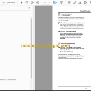 Hitachi ZW220-6, ZW250-6 Wheel Loader Operator’s Manual