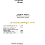 John Deere 350DLC Excavator Repair Technical Manual (TM2360)