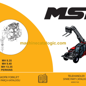 MST MH 9.35, MH 9.40, MH 13.35, Perkins Telehandler Spare Parts Catalogue (EN-TR) (409957105)