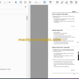 Hitachi ZX160LC-3,ZX200LC-3,ZX240LC-3,ZX270LC-3,ZX350LC-3 Hydraulic Excavator Operator’s Manual (EM1U1-NA1-2)