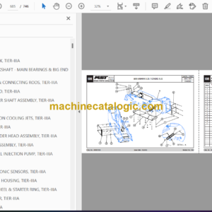 MST MH 9.35, MH 9.40, MH 13.35, Perkins Telehandler Spare Parts Catalogue (EN-TR) (409957105)