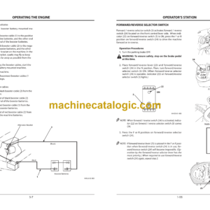 Hitachi ZW220,ZW250,ZW310 Wheel Loader Operator’s Manual (EM4GB-1-1, EM4GB-1-2)