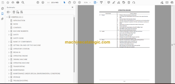 Hitachi ZW180-6, ZW180PL-6 Wheel Loader Operator's Manual (ENMPD8-CA1-3, ENMPD8-EN1-1, ENMPD8-NA1-1 to ENMPD8-NA1-5) - Image 2