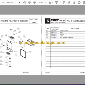 MST Acroba Spare Parts Catalogue (EN-TR)