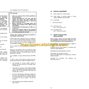 Fendt 310 FZ Cutter Operator’s Manual (FEL1279160401)