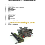 Fendt 8380P - 8410P Combine Series Harvesting Repair Time Schedule