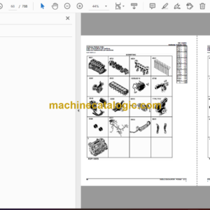 John Deere 350DLC Excavator Parts Catalog (PC9545)