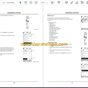 Hitachi ZX135US-5A,ZX225US-5A,ZX225USLC-5A Hydraulic Excavator Operator’s Manual (ENMDAY-1-1, ENMDAY-1-2)