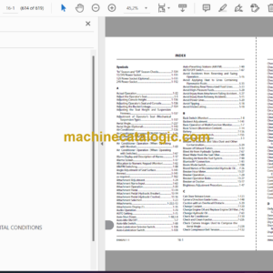 Hitachi ZX470-7G, ZX670-7G, ZX870-7G class Hydraulic Excavator Operator’s Manual (ENMJA0-1-1)