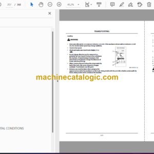 Hitachi ZX55U-6EB Electric Excavator Operator’s Manual (ENMAET-EN1-1, ENMAET-EN1-2)