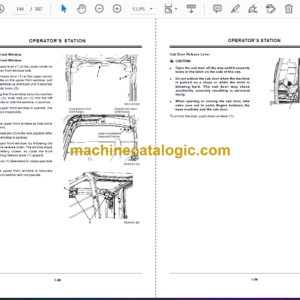 Hitachi Zaxis 470H Gi Series Hydraulic Excavator Operator’s Manual (S01EQ0110395)