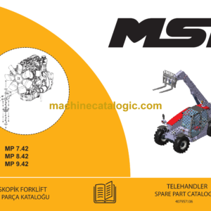 MST MP 7.42, MP 8.42, MP 9.42 Telehandler Spare Parts Catalogue (EN-TR)