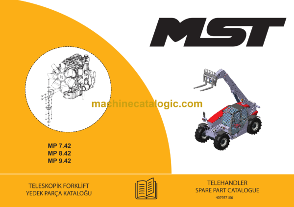 MST MP 7.42, MP 8.42, MP 9.42 Telehandler Spare Parts Catalogue (EN-TR)