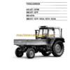 Fendt 345 GT, 345 GTM, 360 GT, 360 GTF, 365 GTA, 380 GT, GTF, GTA, GTH, GHA Toolcarrier Operator's Manual