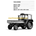 Fendt 345 GT, 345 GTM, 360 GT, 360 GTF, 365 GTA, 380 GT, GTF, GTA, GTH, GHA Toolcarrier Operator's Manual