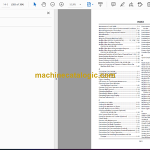 Hitachi ZX30U-5N, ZX35U-5N, ZX50U-5N, ZX60USB-5N Hydraulic Excavator Operator’s Manual (ENMADG-NA3-2)