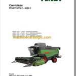 Fendt 5275C - 6335C Combines Harvesting Operator's Manual (327317019)