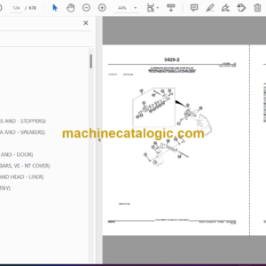 John Deere 450DLC Excavator Parts Catalog (PC9546)