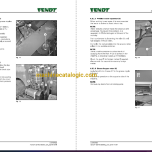 Fendt 5275C – 6335C Combines Harvesting Operator’s Manual (327317019)