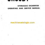 Hitachi UH03DT Hydraulic Excavator Operator's and Service Manual (EM154-1-1)