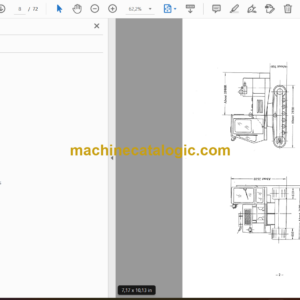 Hitachi UH03DT Hydraulic Excavator Operator’s and Service Manual (EM154-1-1)