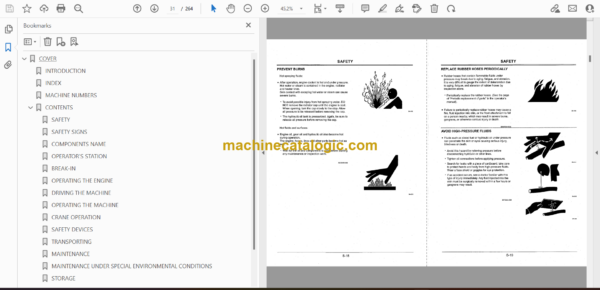 Hitachi ZX160LCT Telescopic Crawler Crane Operator's Manual (EM1F2-1-1) - Image 2