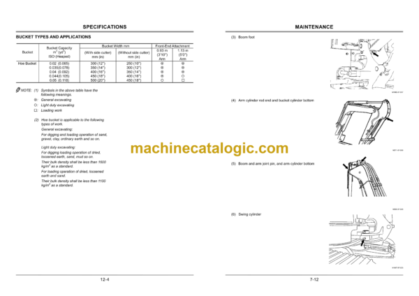 Hitachi AX17u-4 Mini Excavator Instruction Manual (EM1MSA-1-3) - Image 4