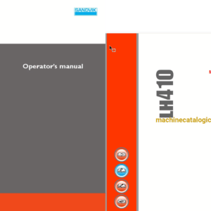 Sandvik Mining Loader LH410 # 422 (L010D547) Operator & Maintenance Manual