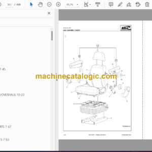 Bell B16D 4×2 ADT Articulated Dump Truck Parts Manual (872199)