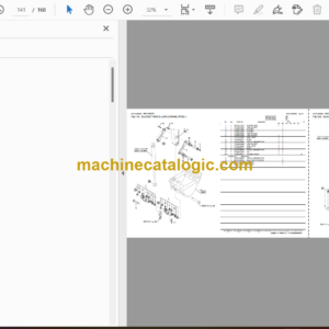 Yanmar VIO27-3 Excavator Parts Catalog (0CK10-M39802EN)