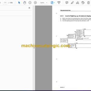 Komatsu HD785-5, HD985-5 Dump Truck Shop Manual (SEBM013916)