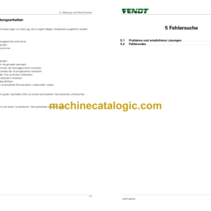 Fendt Tigo 40 MS, 40 MS D, 50 MS, 50 MS D, 60 MS, 70 MS Betriebsanleitung