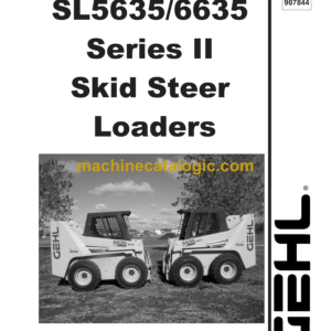 Gehl SL5635, SL6635 Series2 Skid Loader Parts Manual (907844)