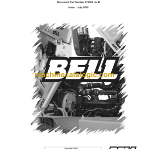 Bell L1806E Wheeled Loader Service Manual (873065 Rev B)