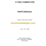 Bell C1706C Compactor Parts Manual (873001)