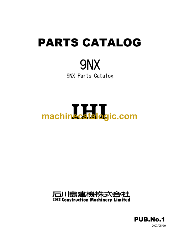 IНI 9NX Parts Catalog